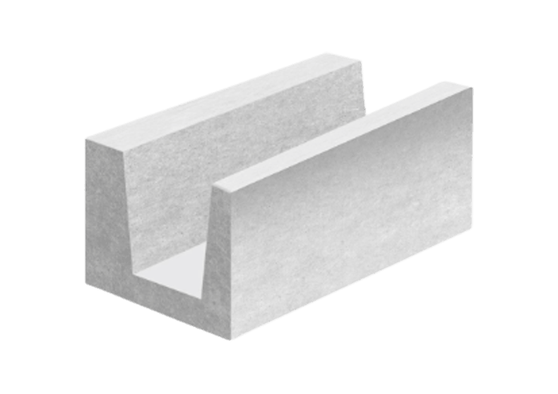 U-блок Aeroc D500 500х375х250 мм